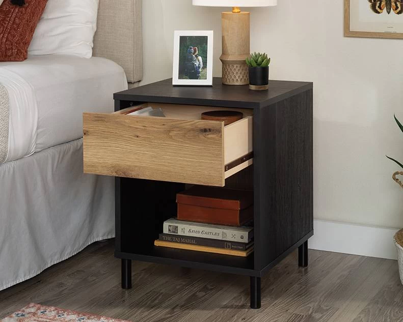 Acadia Way Night Stand With Drawer And Open Storage - Sauder 430749 2 Acadia Way Night Stand With Drawer And Open Storage - Sauder 430749 - Image 2