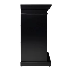 Henstinger Touch Screen Electric Fireplace W/ Bookcase - Black - SEI Furniture FR1225159 -Home Haven Deals 87 fr1225159 4