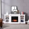 Gallatin Touch Screen Electric Fireplace W/ Bookcases - SEI Furniture FR8526