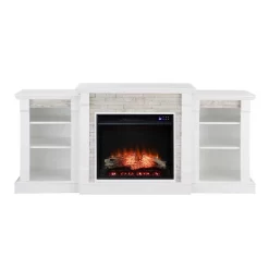 Gallatin Touch Screen Electric Fireplace W/ Bookcases - SEI Furniture FR8526 -Home Haven Deals 87 fr8526 6