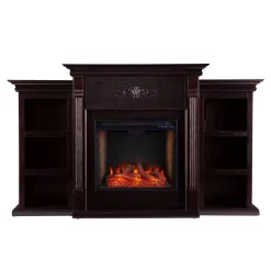 Tennyson Smart Bookcase Fireplace - SEI Furniture FS8545 -Home Haven Deals 87 fs8545 4