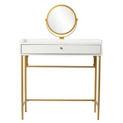 Derald Vanity Table W/ Mirror - SEI Furniture HZ1100344 -Home Haven Deals 87 hz1100344 6
