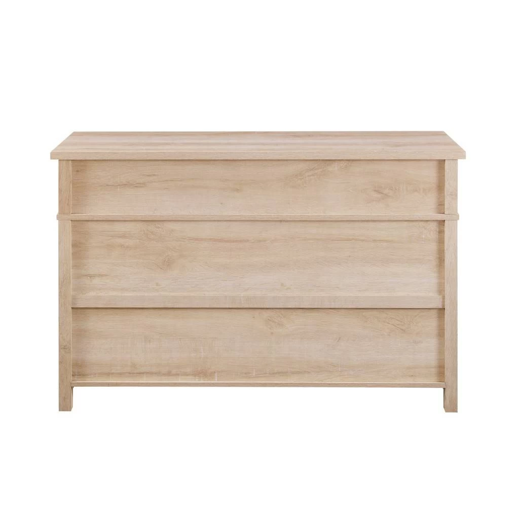 Walker Edison Odette 52" 6 Drawer Cup Handle Framed Dresser - White Oak - Walker Edision BR6DODDDRWO 4 Walker Edison Odette 52" 6 Drawer Cup Handle Framed Dresser - White Oak - Walker Edision BR6DODDDRWO - Image 4