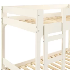 Walker Edison Winslow Jr Twin Over Twin Mod Bunk Bed - White - Walker Edision BWJRTOTWLWH 14 Walker Edison Winslow Jr Twin Over Twin Mod Bunk Bed - White - Walker Edision BWJRTOTWLWH -Home Haven Deals 93 bwjrtotwlwh 5 1