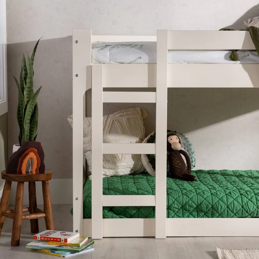 Walker Edison Winslow Jr Twin Over Twin Mod Bunk Bed - White - Walker Edision BWJRTOTWLWH 9 Walker Edison Winslow Jr Twin Over Twin Mod Bunk Bed - White - Walker Edision BWJRTOTWLWH - Image 9