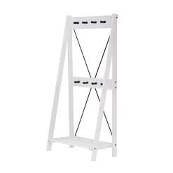 Walker Edison Rustic Solid Wood Hall Tree With Shoe Storage – White Wash - Walker Edision HT68FRAWW 10 Walker Edison Rustic Solid Wood Hall Tree With Shoe Storage – White Wash - Walker Edision HT68FRAWW -Home Haven Deals 93 ht68fraww 3