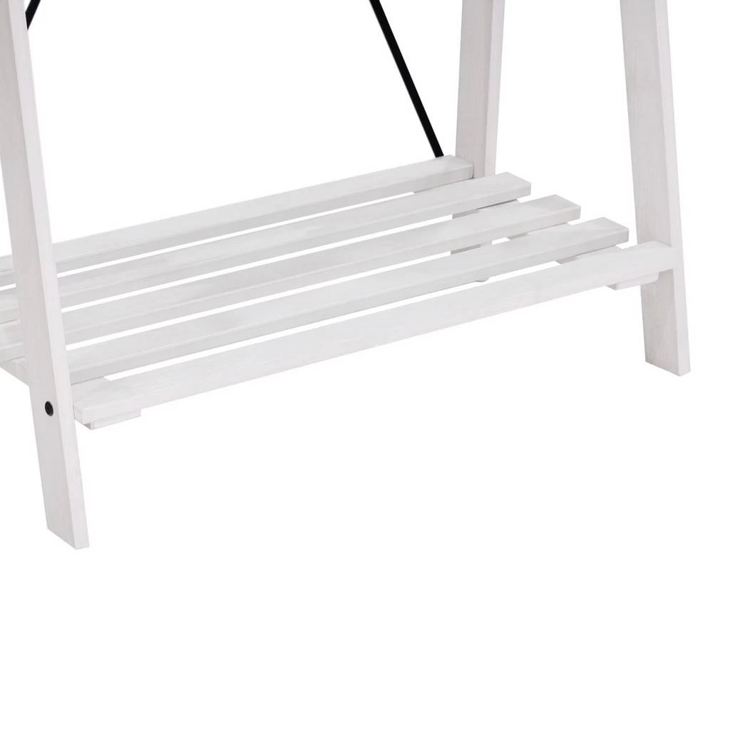 Walker Edison Rustic Solid Wood Hall Tree With Shoe Storage – White Wash - Walker Edision HT68FRAWW 5 Walker Edison Rustic Solid Wood Hall Tree With Shoe Storage – White Wash - Walker Edision HT68FRAWW - Image 5