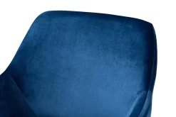 Baxton Studio Germaine Glam & Luxe Navy Blue Velvet Fabric Gold Finished 2-PC Metal Dining Chair Set - Wholesale Interiors DC144-Navy Blue Velvet/Gold-DC -Home Haven Deals 95 dc144 navybluevelvet gold dc 5