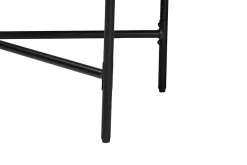 Baxton Studio Savion Modern Industrial Walnut Brown Finished Wood And Black Metal Console Table - Wholesale Interiors LCF20448-Console Table 10 Baxton Studio Savion Modern Industrial Walnut Brown Finished Wood And Black Metal Console Table - Wholesale Interiors LCF20448-Console Table -Home Haven Deals 95 lcf20448 console table 5