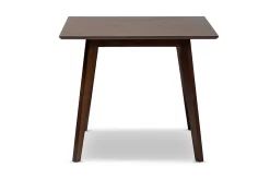 Baxton Studio Pernille Modern Transitional Walnut Finished Square Wood Dining Table - Wholesale Interiors LWM90908HL32-Walnut-DT -Home Haven Deals 95 lwm90908hl32 walnut dt 3
