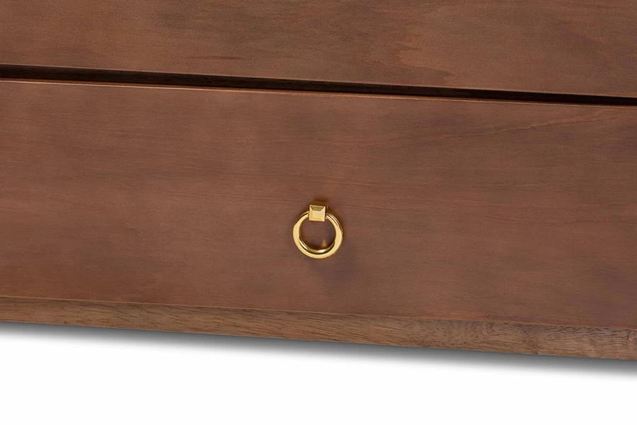 Baxton Studio Thomas Classic & Traditional Walnut Brown Finished Wood Expandable Twin Size To King Size Daybed /w Storage Drawers - Wholesale Interiors MG0032-Walnut-3DW-Daybed 10 Baxton Studio Thomas Classic & Traditional Walnut Brown Finished Wood Expandable Twin Size To King Size Daybed /w Storage Drawers - Wholesale Interiors MG0032-Walnut-3DW-Daybed - Image 10