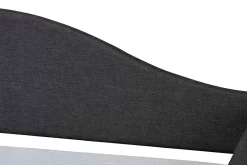 Baxton Studio Milligan Modern And Contemporary Charcoal Fabric Upholstered And Dark Brown Finished Wood Full Size Daybed - Wholesale Interiors Milligan-Charcoal Grey-Daybed-Full -Home Haven Deals 95 milligan charcoal grey daybed full 5
