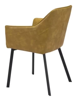 Loiret Dining Chair (Set Of 2) Yellow - Zuo Modern 101903 -Home Haven Deals 99 101903 5