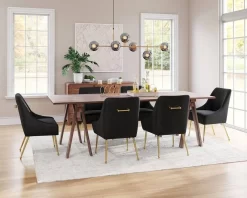 Madelaine Dining Chair Black - Zuo Modern 109376 -Home Haven Deals 99 109376 12