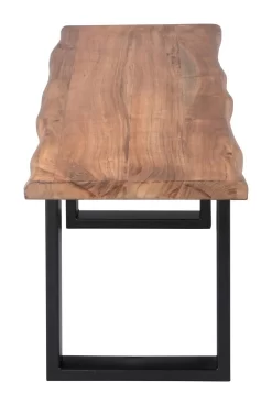 Louisa Bench Natural & Black - Zuo Modern 109453 11 Louisa Bench Natural & Black - Zuo Modern 109453 -Home Haven Deals 99 109453 3