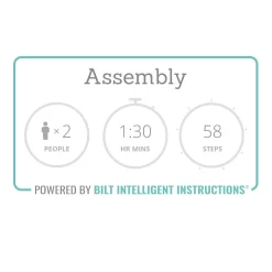 Scottsdale 6 Drawer Double Dresser In Black Wood Grain - Tvilum 7029661 -Home Haven Deals assembly double dresser 70296 2