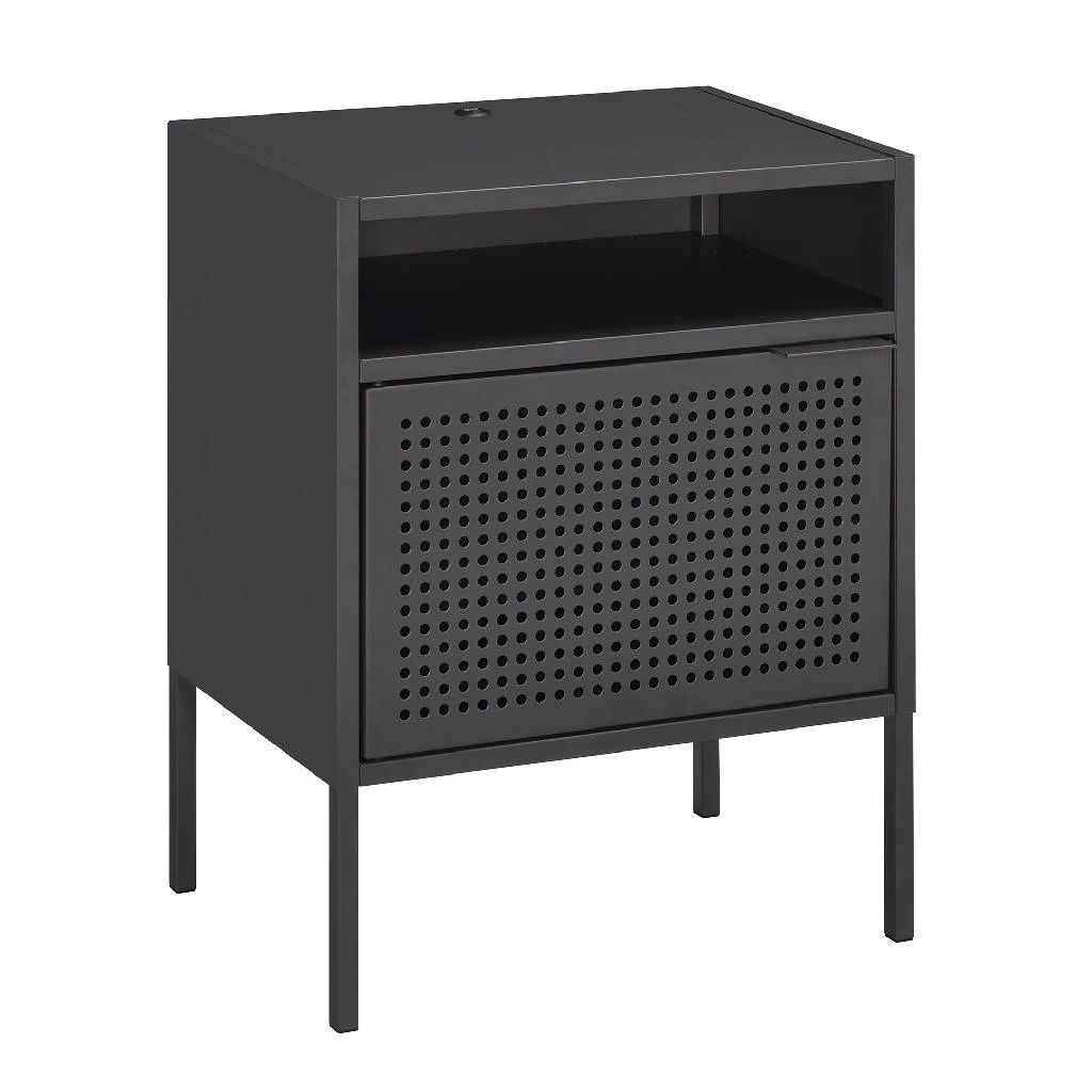 Gemma Nightstand With USB Port In Gray - Picket House Furnishings CEB300NSE 1 Gemma Nightstand With USB Port In Gray - Picket House Furnishings CEB300NSE