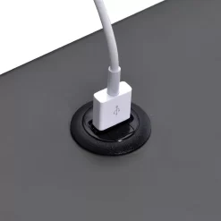 Gemma Nightstand With USB Port In Gray - Picket House Furnishings CEB300NSE 20 Gemma Nightstand With USB Port In Gray - Picket House Furnishings CEB300NSE -Home Haven Deals ceb300nse 7