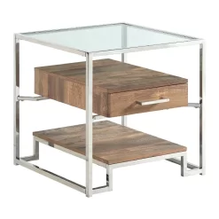Hampton Square Storage End Table - Picket House Furnishings CTMX100ETE