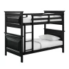 Trent Twin Over Twin Bunk Bed In Antique Black - Picket House Furnishings CY800TTB