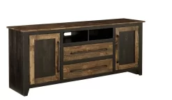 Renegade 68 Inch Console In Black & Honey - Progressive Furniture E704-68 -Home Haven Deals e704 68 alt