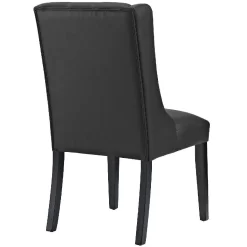 Baronet Dining Chair Vinyl Set Of 2 EEI-3555-BLK -Home Haven Deals eei 3555 blk 3