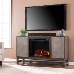 Lannington Electric Fireplace W/ Media Storage - SEI Furniture FE1137256