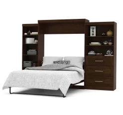 Pur By Bestar 126" Queen Wall Bed Kit In Chocolate - Bestar 26882-69 -Home Haven Deals httpsp11.secure.hostingprod.comsite.totallyfurniture.comssllibpicturesextralargeviewbestar 26882 69 3