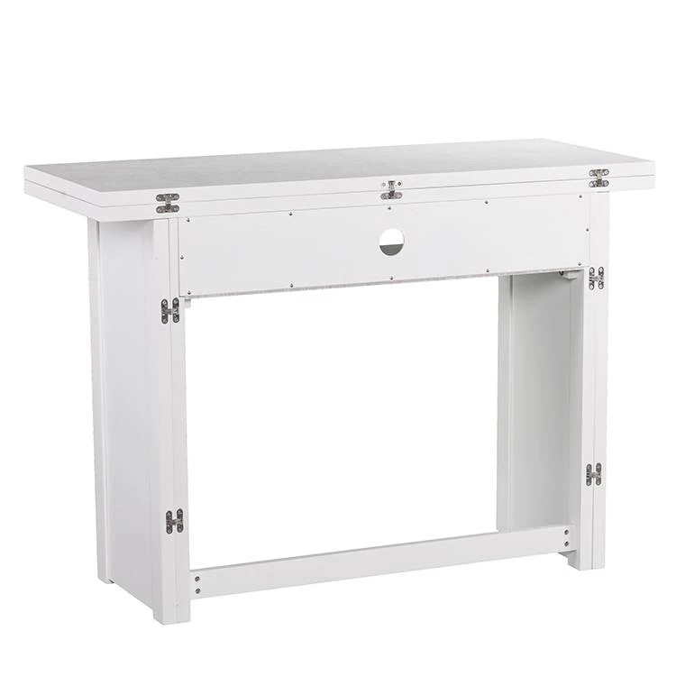 Kempsey Convertible Console To Dining Table In White - Southern Enerprises DN2974 7 Kempsey Convertible Console To Dining Table In White - Southern Enerprises DN2974 - Image 7