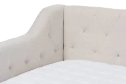 Baxton Studio Perry Modern & Contemporary Light Beige Fabric Daybed W/ Trundle CF8940-Light-Beige-Daybed -Home Haven Deals httpsp11.secure.hostingprod.comsite.totallyfurniture.comssllibpicturesextralargeviewwi cf8940 light beige daybed 6