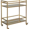 Signature Design Kailman Bar Cart - Ashley Furniture A4000095