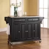 Full Size Stainless Steel Top Kitchen Cart Black/Stainless Steel - Crosley KF30002EBK