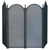 4 Fold Large Diameter Black Screen W/ Woven Mesh - UniFlame S-3650