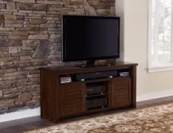 Trestlewood 64 Console In Mesquite Pine - Progressive Furniture P611E-64