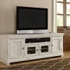 Willow 74 Console In Distressed White - Progressive Furniture P610E-74