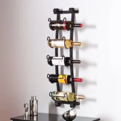 Ancona Wall Mount Wine Rack - SEI Furniture HZ1001
