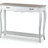 Baxton Studio ACT9VO/M B-CA Bourbonnais Wood Traditional French Console Table