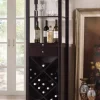 Baxton Studio Austin Brown Wood Modern Wine Tower RT190-OCC