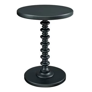 Black Round Spindle Table - Powell Furniture 502-410 1 Black Round Spindle Table - Powell Furniture 502-410