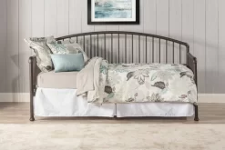 Hillsdale Furniture Brandi Metal Twin Daybed, Oiled Bronze - 2099DBLH