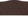 Cambridge Tufted Upholstered Full Size Headboard In Dark Brown Fabric - Flash Furniture HG-HB1708-F-DBR-GG