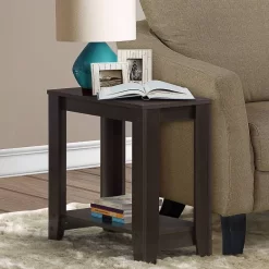 Accent Table / Side / End / Nightstand / Lamp / Living Room / Bedroom / Laminate / Brown / Transitional - Monarch Specialties I 3119