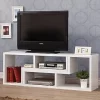 Combination TV Stand & Bookcase In White - Coaster 800330