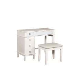 Eva Vanity Set - Linon 580456WHT01U