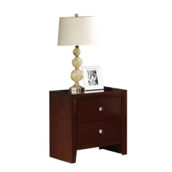 Ilana Nightstand In Brown Cherry - Acme Furniture 20403