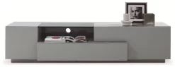 J&M Furniture TV Stand 015 In Grey High Gloss