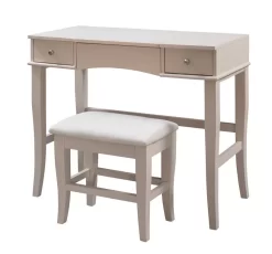 Jackson Vanity Set - Linon 58037CRM-01-KD-U