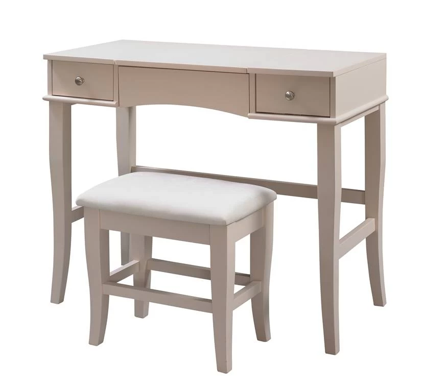 Jackson Vanity Set - Linon 58037CRM-01-KD-U 1 Jackson Vanity Set - Linon 58037CRM-01-KD-U