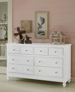 Lake House 8 Drawer Dresser White - Hillsdale 1500
