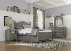 Lake House Payton (Arch) Full Bed W/ Trundle In Stone - Hillsdale 2015NT